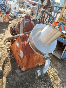 Rietz #RA3-12-K122, Disintegrator, Stainless Steel, (4) Rows, 3-Blades per Row, 11.4" I.D. Feed Throat, 4"