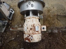 Rietz #RA-3-12, Mill, Stainless Steel, 12" diameter, 15/7.5 HP, 1780/780 RPM