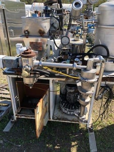 Alpine #100AFG, Stainless Steel Fluidized Bed Opposed Jet Milling System, w/K-Tron Feeder & Fan Blower, On
