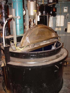 1500 gallon Vertical Fiberglass Tank w/Hockmeyer T10VR Propeller Agitator