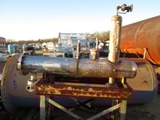 Facet, Coalescer, 10" diameter x 66" L Horizontal Chamber, On 40" H Stand, 150 psi @ 150°F, 1976