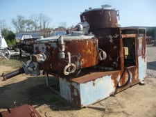 500 liter Maris #M5, Mixer Cooler Combination, Jacketed, 170 kg Mixer capacity, 100 HP, 1200 liter Cooler