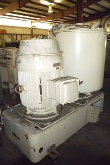 600 liter Henschel #FM600B, Stainless Steel High Intensity Mixer, Jacketed Bowl, 16.8 cu.ft. Work capacity
