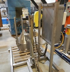 Admix, High Shear Mixer w/Cone Tank, Stainless Steel, 3 HP, PLC Control Panel