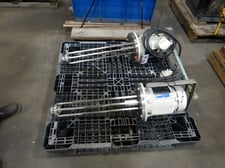 Ross #HSM-101, Batch High Shear Mixer, Stainless Steel, 1 HP, 3600 RPM, 2.5" diameter Rotor, 24.5" L Shaft