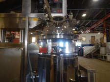 Olsa #MACEF-150-PH/R, Stainless Steel Vacuum Mixer Homogenizer, 50 gallon Total capacity, 150 liter Loading