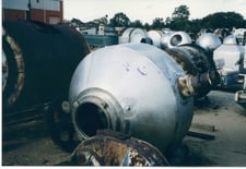 40 cu.ft. Gemco, Stainless Steel Double Cone Blender, 50 lbs/cu.ft., Rated FV, Mounted on Stand