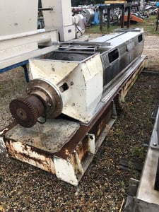 Thune #SP32L, Dewatering Screw Press, Stainless Steel Covers w/3 Window Design, No Back Pressure Paddles