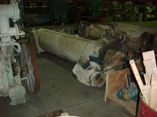 Lamort-Baker #M-16, Inclined Screw Thickener, 16" O.D. x 86" L, 14" x 25" feed/discharge opening, 18.5 kW