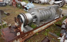 Rietz #RSP-16-K2, Continuous Screw Dewatering Press, 16" diameter Screw, 3 HP Cone Motor