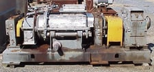 Impco #H25, Stainless Steel Frota Pulper or Kneader Mixer, w/ Falk Gearbox, 18" Screws Approx. 3' L