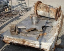 Sydra, Dual Rotor Pulper, 4' 4" diameter, (20 52" Vokes Type Rotor, 154" x 66" Stainless Steel Plate Frame