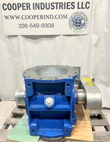 12" Zeppelin Systems rotary airlock A1 320/21.8 GC-II, Stainless steel rotor, cast iron body