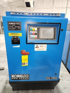 Kobelco #KNW00-A/H, screw compressor, 30 HP
