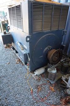 954 KW, 726 RPM, Westinghouse induction generator 4160 Volts