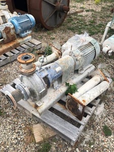 Duriron #2K3X2-10A/81-SO, Stainless Steel Centrifugal Pump, 3" Inlet, 2" Outlet, 25 HP