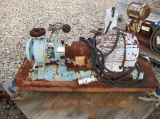 20 GPM @ 150' TDH, Goulds #3196, Stainless Steel Pump, 1.5" x 3", 6" diameter Impeller, 3 HP, 3500 RPM