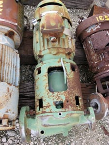 100 GPM @ 110' TDH, Ingersoll-Rand #VOC, Stainless Steel In-Line Centrifugal Pump, 3" x 1.5", 6" Impeller, 10