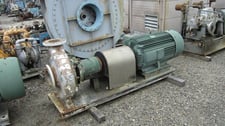 Durco, Centrifugal Pump, Alloy 19D20, 8" x 6", 16" diameter Impeller, 150 psi, 200 HP, 1780 RPM, 575 V, On