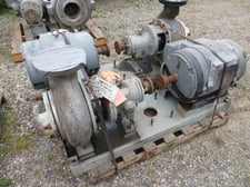 670 GPM @ 70' TDH, Goulds #3196MT, Stainless Steel Centrifugal Pump, 4" x 6", 10" diameter Impeller, 30 HP