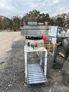 30" Kason #K30-1-SS, Stainless Steel Separator Screen, 1-Deck, 0.5 HP, 230/460 V, 2012