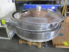 72" Sweco, Stainless Steel Separator Screen, 1-Deck