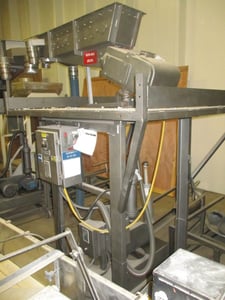 12" x 36" Syntron, Stainless Steel Classifying Screen, 1-Deck, w/2 HP Conveyor & Stainless Steel Receiver, On