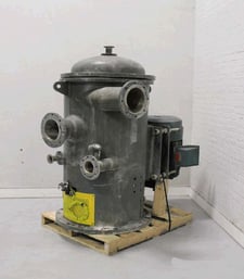 Valmet #TAS50, Pressure Screen, Stainless Steel, Belt Driven, 4-Foil Rotor, 60 HP, 1185 RPM, 575 V