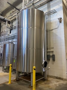 3000 gallon BCast Bcast Stainless Products, Vertical Jacketed Tank, Stainless Steel, 2020