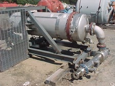 Dynamic Welding, Stainless Steel Still, w/Atlas Condenser, 24" diameter x 12' Column, 150 psi/FV @ 350°F