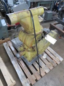 8" Premier Pneumatics #HDRFS1110-8NHRTT3, Rotary Valve w/Slide Gate Discharge, Carbon Steel, 1 HP