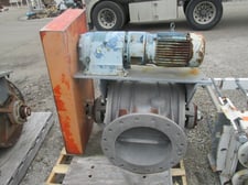 16" Allied Industries, Flo-Tronics Stainless Steel Rotary Airlock, 29.25" Flange to Flange height, 3 HP