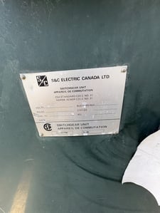 S &C Electric Co #CDT-57474, 1200 amps, 4760 Volts