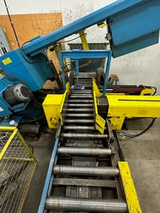 30" Hem, horizontal bandsaw, w/ building