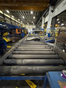 76.5" wide x 30' long, Run Out Table