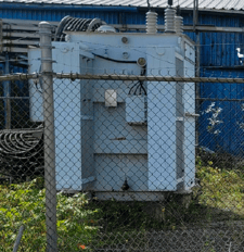 1794 KVA 27600 Primary, 770Y/445 Secondary, Stein transformer, 2001