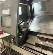 SMEC #SL-35A/1500, 2-Axis CNC lathe, Fanuc Control, 23.6" swing, 15" chuck, 4.6" bar, tailstock, 2011