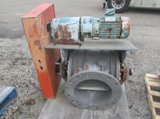 16" Allied Industries, Flo-Tronics Stainless Steel Rotary Airlock, 29.25" Flange to Flange height, 3 HP