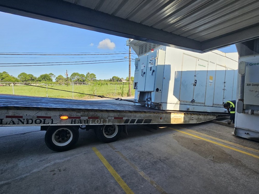 244 CFM, 2500 psi, Greenfield Compressor, 200 HP, TEFC, 460 V.