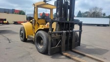 20000 lb. Hyster, forklift, single mast, 96" fork, gas