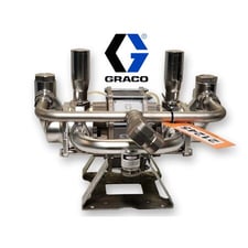Graco #220-667, diaphram pumps, 2 GPM, 1" fluid outlet, 12:1 ratio