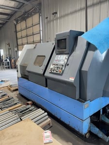 Mazak #QT-35XS CNC Lathe, 18.35" diameter x 40.75" L max, 25.9" swing, 4.5" bar, 5" Bore, 2500 RPM, 30/35 HP