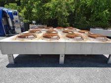 Liebert #DDNS940AS0459-2, 8 Fan Condenser, air cooled, 3 phase, 460 V., 2006