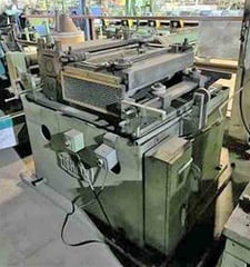 18" x 0.105" Tishken #7R-24, straightener, 5 rolls, power driven pinch rolls, entry side guides