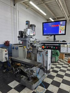 Bridgeport #Series-I-EZ-TR, CNC knee mill, 9" x48" tbl., 2 HP, 36" X, 12" Y, 16" Z, 60-4200 RPM, R-8