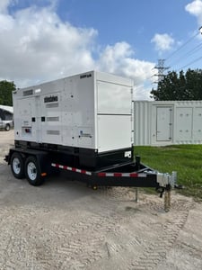 144 KW Shindaiwa #DGK180F, Diesel Mobile Generator, Isuzu 6HK1, 227 HP, sound attenuated enclosure, T4F, new