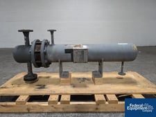 7 Sq.ft., 150 psi shell, 150 psi tube, Pfaudler, Heat Exchanger, Carbon Steel, U-tube, 1991