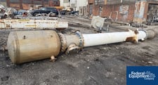 1,096 sq.ft., 100 psi shell, 100 psi tube, Henders Heat Exchanger, 316L Stainless Steel tube, Carbon Steel
