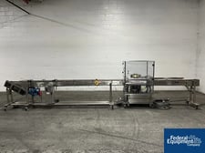 Rotary Capper, Stainless Steel, with 3.25" width Conveyor