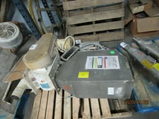 MAC Equipment #MD40, motorized airlock feeder, complete with pneumatic conveying outlet